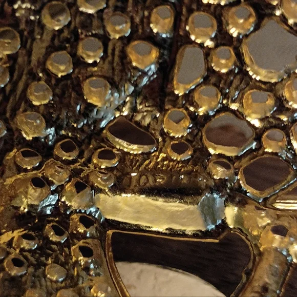 Vintage 1970s Torino Gold Owl Jewelry Earring Stand, Approximately 4.5" High - Picture 4 of 5